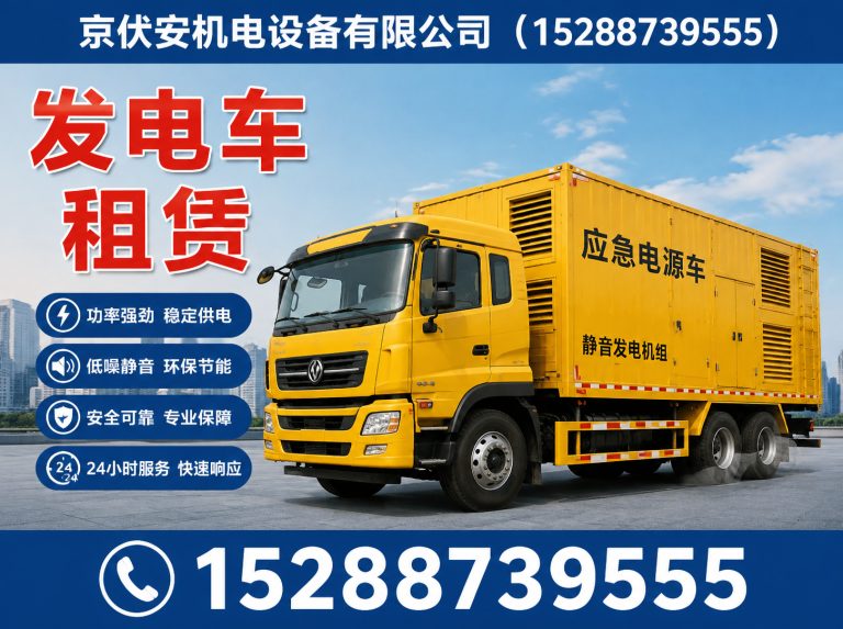 潮州应急发电机出租展示图